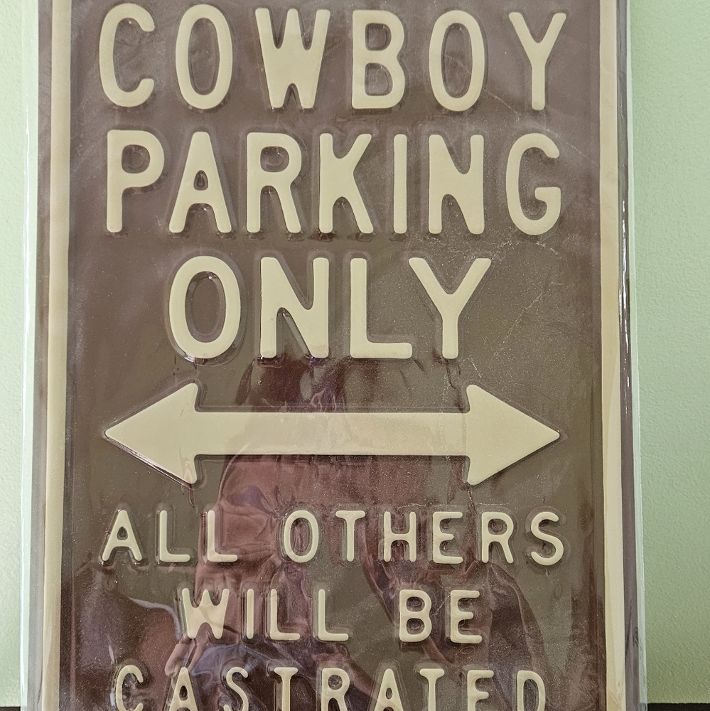 Cowboy Decor Sign